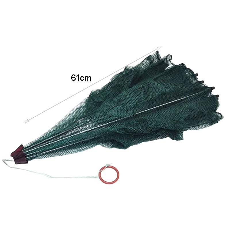 Φορητή αλιευτική παγίδα με 8 τρύπες - Foldable Fishing Net - Image 3