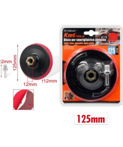 KMT Βάση Γωνιακού Τροχού και Δραπάνου για Γυαλόχαρτα ∅14mm 125mm - Angle Wheel and Drill Stand for Sandpapers