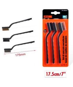 KMT Σετ Συρματόβουρτσες Χειρός 3τμχ 175mm - Mini Brush Set