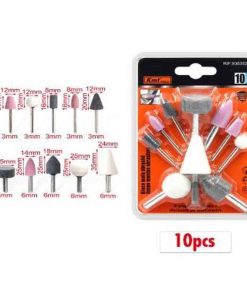 KMT Σετ Φρεζάκια Ανταλλακτικά Τροχού για Γυάλισμα 10τμχ - Polishing Stone Set