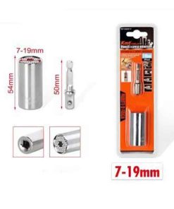 KMT Πολυκαρυδάκι με Καρέ Υποδοχής 7-19mm - Universal Socket Tools