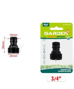 KMT Σύνδεσμος Βρύσης με Αντάπτορα για Λάστιχο Νερού 36 Χιλιοστών - Faucet Connector