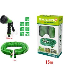 KMT Λάστιχο Σπιράλ 15m με Πιστόλι - Spiral Hose with Gun