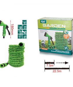 KMT Tools Επεκτεινόμενο Λάστιχο Ποτίσματος 7.5-22.5 Μέτρα Με Πιστόλι - Expandable Watering Hose With Gun