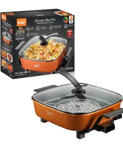 RAF Ηλεκτρικό τηγάνι με αντικολλητική επίστρωση 7.0L 1350W R.5411 - Electric Hot Pot