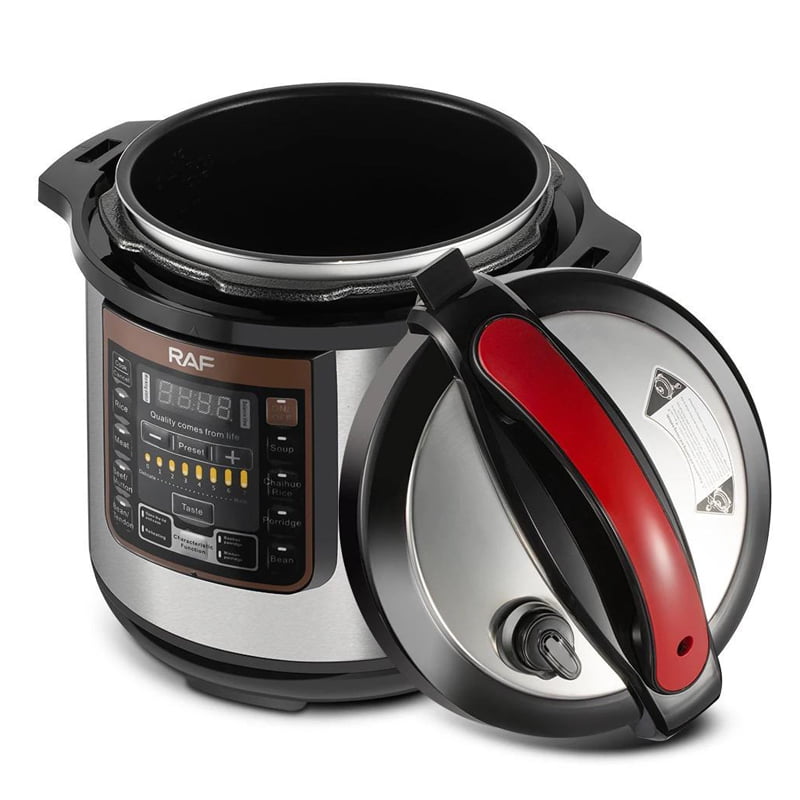 RAF Ηλεκτρικός Πολυλειτουργικός Πολυμάγειρας Υψηλής Πίεσης 8L 1350W R.181 - Electric Pressure Cooker - Image 4