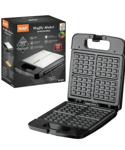 RAF Βαφλιέρα 4 Θέσεων για Βαφλάκια 1400W R.521 - Waffle Maker