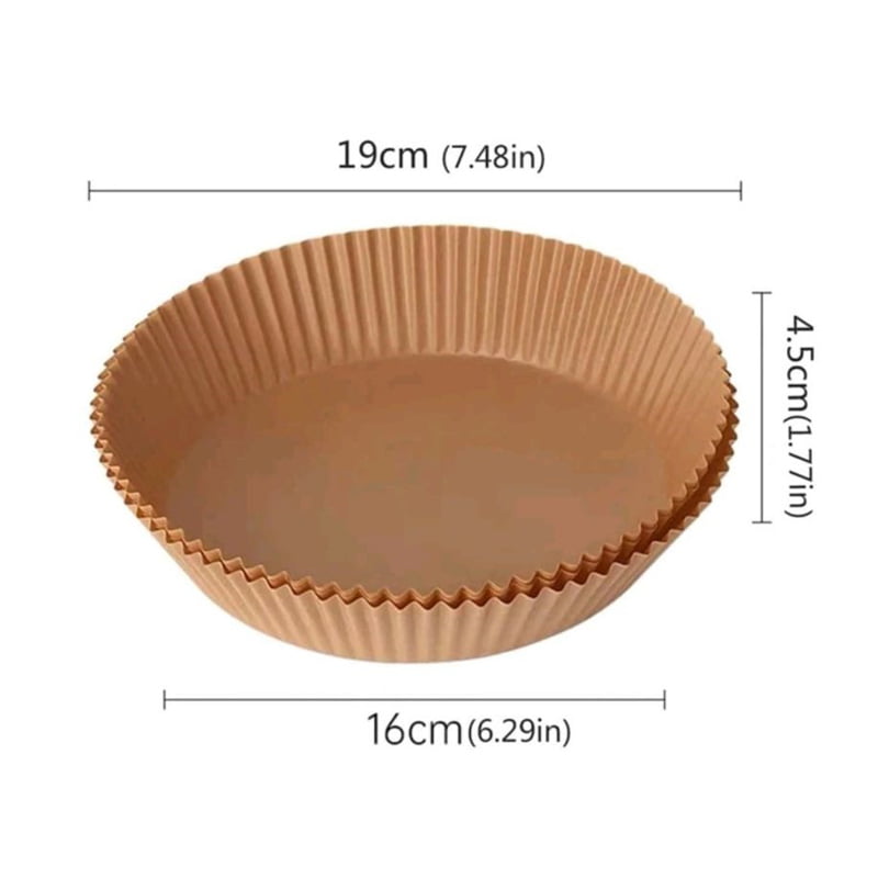 Bellhowell Αντικολλητικό Χαρτί για Air Fryer 50τμχ - Air fryer pad paper - Image 5