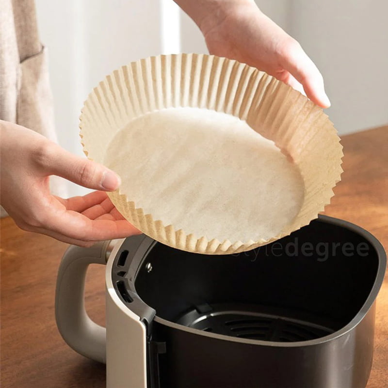 Bellhowell Αντικολλητικό Χαρτί για Air Fryer 50τμχ - Air fryer pad paper - Image 4