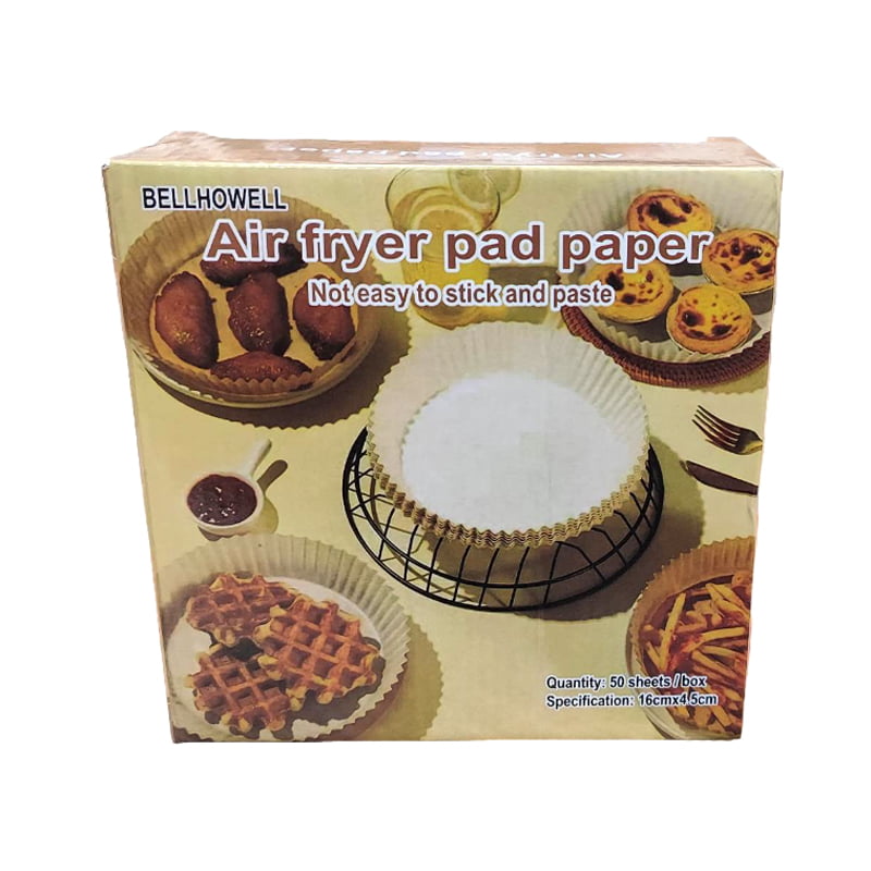 Bellhowell Αντικολλητικό Χαρτί για Air Fryer 50τμχ - Air fryer pad paper - Image 6