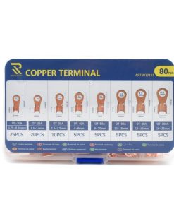 RChang Ακροδέκτες Οπής Χάλκινο 80τμχ W12101 - Copper terminal 80pcs