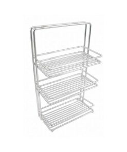 Sidirela Ραφιέρα Μπάνιου με 3 Ράφια Μεταλλική 25cmΧ13cmΧ53cm  - Bathroom Shelf with 3 Shelves Metal