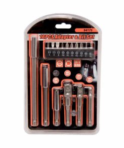 Horusdy Σετ ανταπτορες - Προεκτάσεις - Συστολές για μύτες - Καρυδάκια 16τμχ SDY-94175 - Adapter & Bit set