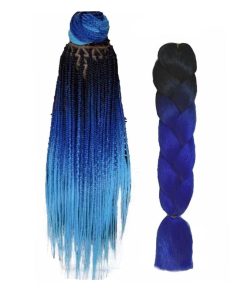 Yuan yao Μαλλιά για ράστα μαύρο/μπλε BY21 - Rasta hair