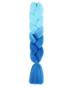Yuan yao Μαλλιά για Ράστα ombre γαλάζιο/μπλε BY54 - Rasta hair