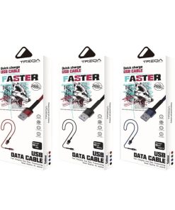 Treqa Καλώδιο φόρτισης USB Καλώδιο 2m IOS 2M CA-8562 - Quick charge USB cable