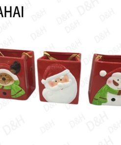 ΧΡΙΣΤΟΥΓΕΝΝΙΑΤΙΚΑ ΒΑΖΑΚΙΑ ΣΕ 3 ΣΧΕΔΙΑ 9.5*6.5*10