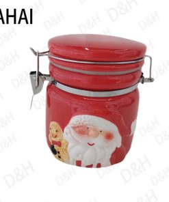 ΚΟΚΚΙΝΟ ΧΡΙΣΤΟΥΓΕΝΝΙΑΤΙΚΟ ΒΑΖΟ ΑΠΟΘΗΚΕΥΣΗΣ ΚΟΥΖΙΝΑΣ 10.5*10.5*12