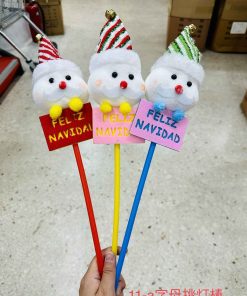 ΦΩΤΙΖΟΜΕΝΟ ΔΙΑΚΟΣΜΗΤΙΚΟ ΣΤΙΚ ΧΙΟΝΑΝΘΡΩΠΟΣ