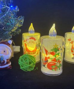 Christmas candle light 3.6*10CM