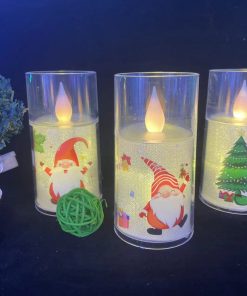 Shake cup candle small + Christmas picture 5*10.5cm