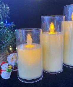 Christmas candle light 5*10cm