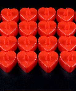 LED Love White Shell Candle Lamp (24PCS)