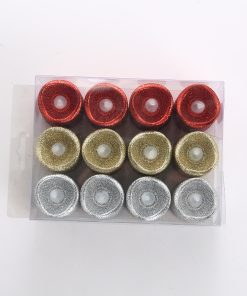 LED dusting powder wave color candle light (12PCS)