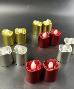 LED wave colored candle light (12PCS)