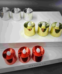 LED round colored candle light (12PCS)