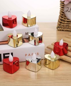 LED love colored candle light (12PCS)