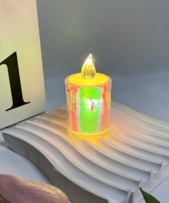 Colorful candle lights