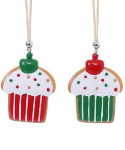 ΧΡΙΣΤΟΥΓΕΝΝΙΑΤΙΚΟ ΣΤΟΛΙΔΙ ΔΕΝΤΡΟΥ CUPCAKE ΣΕ 2 ΧΡΩΜΑΤΑ