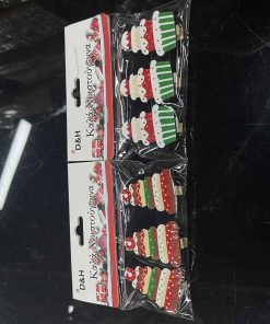 ΧΡΙΣΤΟΥΓΕΝΝΙΑΤΙΚΑ ΞΥΛΙΝΑ ΜΑΝΤΑΛΑΚΙΑ ΔΙΑΚΟΣΜΗΣΗΣ ΤΟΥΡΤΑ 2 ΧΡΩΜΑΤΑ