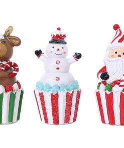 ΧΡΙΣΤΟΥΓΕΝΝΙΑΤΙΚΟ ΔΙΑΚΟΣΜΗΤΙΚΟ ΚΕΙΚΑΚΙ ΜΕ ΦΙΓΟΥΡΕΣ 3 ΣΧΕΔΙΑ