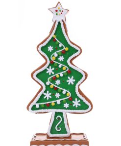 ΧΡΙΣΤΟΥΓΕΝΝΙΑΤΙΚΟ ΔΙΑΚΟΣΜΗΤΙΚΟ GINGERBREAD ΔΕΝΤΡΑΚΙ ΠΡΑΣΙΝΟ