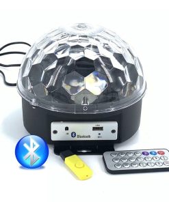 LED Φωτορυθμικό με USB Mp3 Player και Τηλεχειριστήριο - MP3 LED Magic Ball Light
