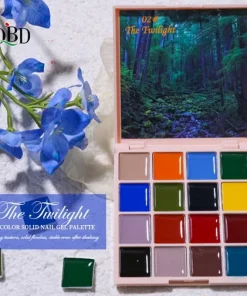 Gel Νυχιών Solid Nail Gel QBD 16 colors Painting Gel Soak-Off