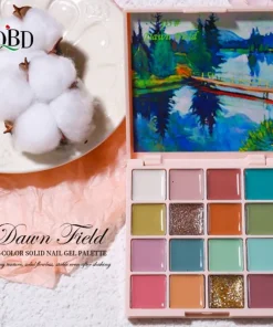 Gel Νυχιών Solid Nail Gel QBD 16 colors Painting Gel Soak-Off