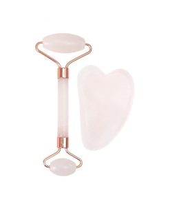 Σετ Ρολό και Πέτρα για Μασάζ Προσώπου και Σώματος – Facial massage anti-aging