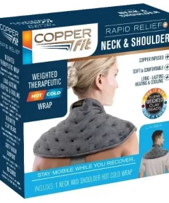 Ζώνη για παγοθεραπεία & θερμοφόρα για ώμους και πλάτη – Copper fit quick relief neck & shoulder wrap – Οnesize