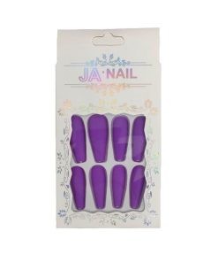 Αυτοκόλλητα νύχια σε διάφορα σχέδια 12 τμχ - Press-on fake nails