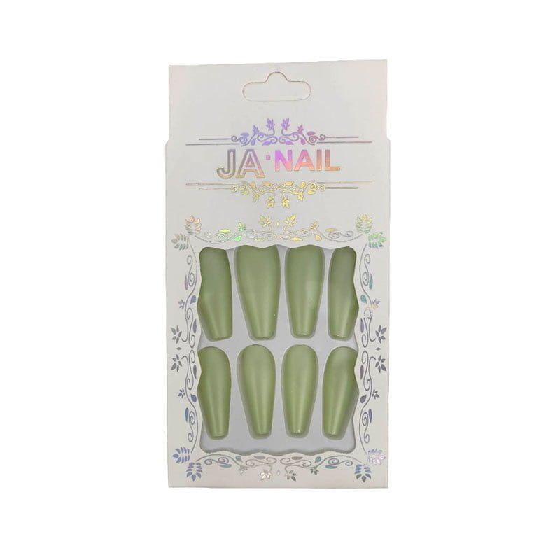 Αυτοκόλλητα νύχια σε διάφορα σχέδια 12 τμχ - Press-on fake nails - Image 9