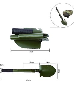 Πτυσσόμενο μεταλλικό φτυάρι πολυεργαλείο - Folding metal shovel