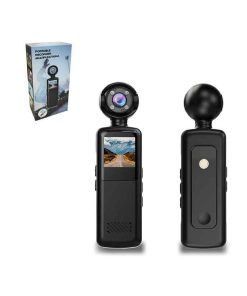 WiFi Φορητή Κάμερα Δράσης Με Περιστρεφόμενο Φακό 180° – WiFi Portable Action Camera 180° Rotating Lens