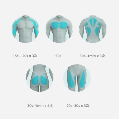 Συσκευή μασάζ, με αποσπώμενη μπαταρία, για χαλάρωση των μυϊκών πόνων του σώματος. Χρησιμοποιείται μετά από σωματική άσκηση ή άθληση και σε οποιαδήποτε καταπόνηση των μυών. Περιλαμβάνει 4 κεφαλές για μασάζ σε διαφορετικά μέρη του σώματος. Βελτιώστε και επιταχύνετε την αποκατάσταση των μυών με το πιστόλι μασάζ.Οφέλη
Ανακουφίστε τους μυϊκούς πόνους διαλύοντας τους κόμπους και αυξήστε τη ροή του αίματος στους μυς σας. 
Εξαφανίστε την κόπωση απαλλάσσοντας το σώμα σας από γαλακτικό οξύ και άλλες τοξίνες. 
Εφοδιάστε με οξυγόνο και θρεπτικά συστατικά στους μύες σας για ταχύτερη ανάρρωση. 
Ταχύτερη ανάκαμψη σημαίνει καλύτερη αθλητική απόδοση.
Χαρακτηριστικά
Μέγεθος : 22x22x5cm
Εργονομικό μεταλλικό σώμα
ελαφρύ και ανθεκτικό
Υψηλή ροπή
Υψηλή συχνότητα
Κινητήρας χαμηλής έντασης ντεσιμπέλ για αθόρυβο αλλά έντονο μασάζ
Το σετ περιλαμβάνει
Διαθέτει 4 κεφαλές μασάζ για στόχευση όλων των ομάδων μυών και 6 μεταβλητές ταχύτητες για τη ρύθμιση που θέλετε.

Κεφαλή σφαίρα: για να στοχεύσετε συγκεκριμένο μυ
Κεφαλή διχάλα: για έμμεση στόχευση και εργασία γύρω από έναν μυ
Κεφαλή μπάλα: για στόχευση μεγάλων μυών
Επίπεδη κεφαλή: για στόχευση πυκνών μυών