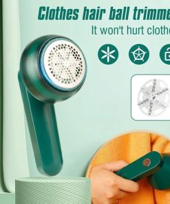 Αποτριχωτής Υφασμάτων, Φορητός Αποτριχωτής με Φόρτιση USB: Πολύπλευρος Αποτριχωτής για Ρούχα, Μάλλινες Ενδύσεις και Αφαίρεση Τριχών από Ενδύματα, με Αντικαταστάσιμες Λεπίδες