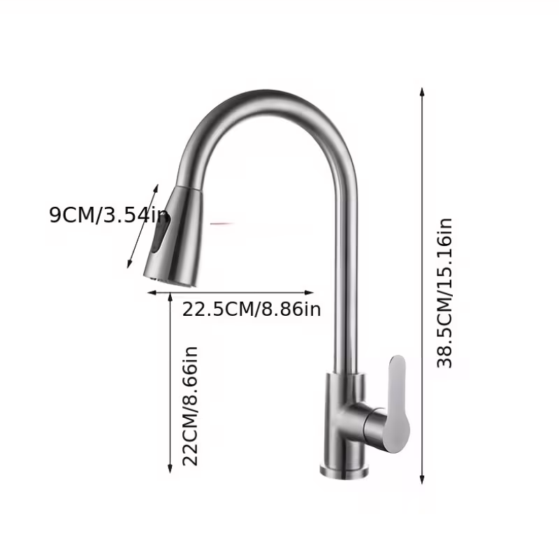 Μπαταρία Κουζίνας Landsh 122 Πάγκου Ψηλή Αναμεικτική Ασημί