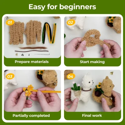 Miumi - Llama DIY Twist Stick Kit (Various Designs)