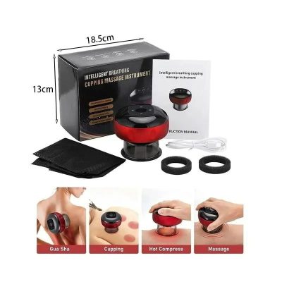Συσκευή μασάζ – Intelligent Breathing Electric Cupping Massage